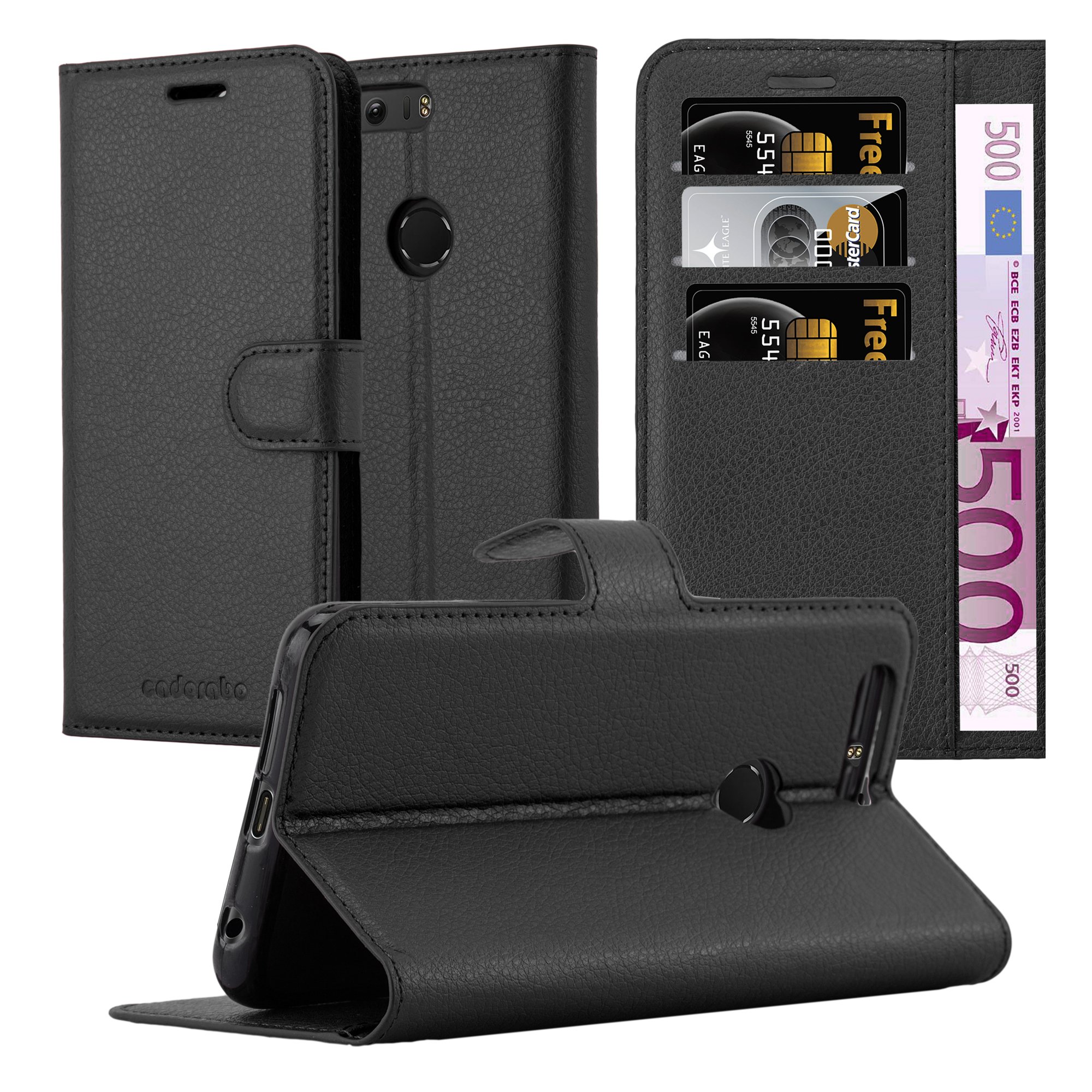 Custodia Libro Cadorabo Per Honor 8 – Colore Oro Rosa, Con Porta Carte E Chiusura Magnetica, Funzione Stand - 5