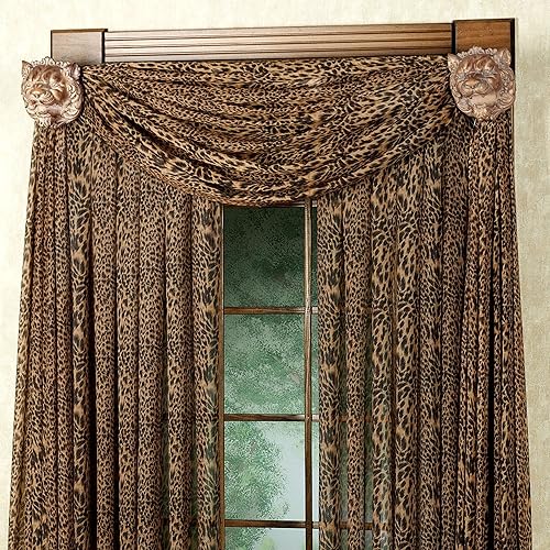 Window Leopard Print Curtains Amazon Com