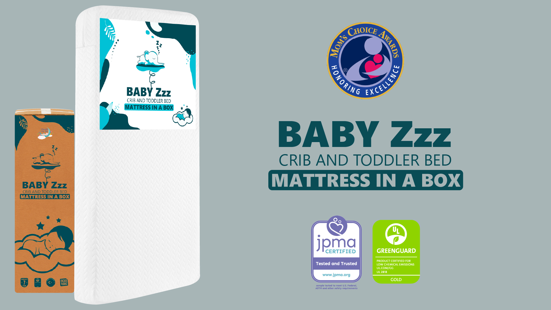 Materasso Per Culla Dream On Me Baby Zzz – Certificato Greenguard Gold, Impermeabile - 5