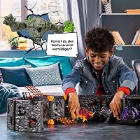 Schleich ELDRADOR Csataküzdőtér: Láva vs. Árnyék - 71 részes szörnycsata készlet kristályokkal, egymásra rakható barlangokkal, 7+ éves gyere 2