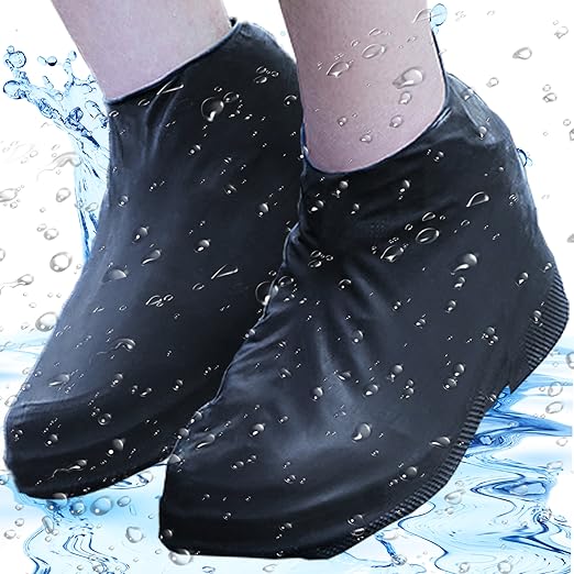 3 Paar Silikon Überschuhe Wasserdicht - Wiederverwendbar Für Regen & Schnee