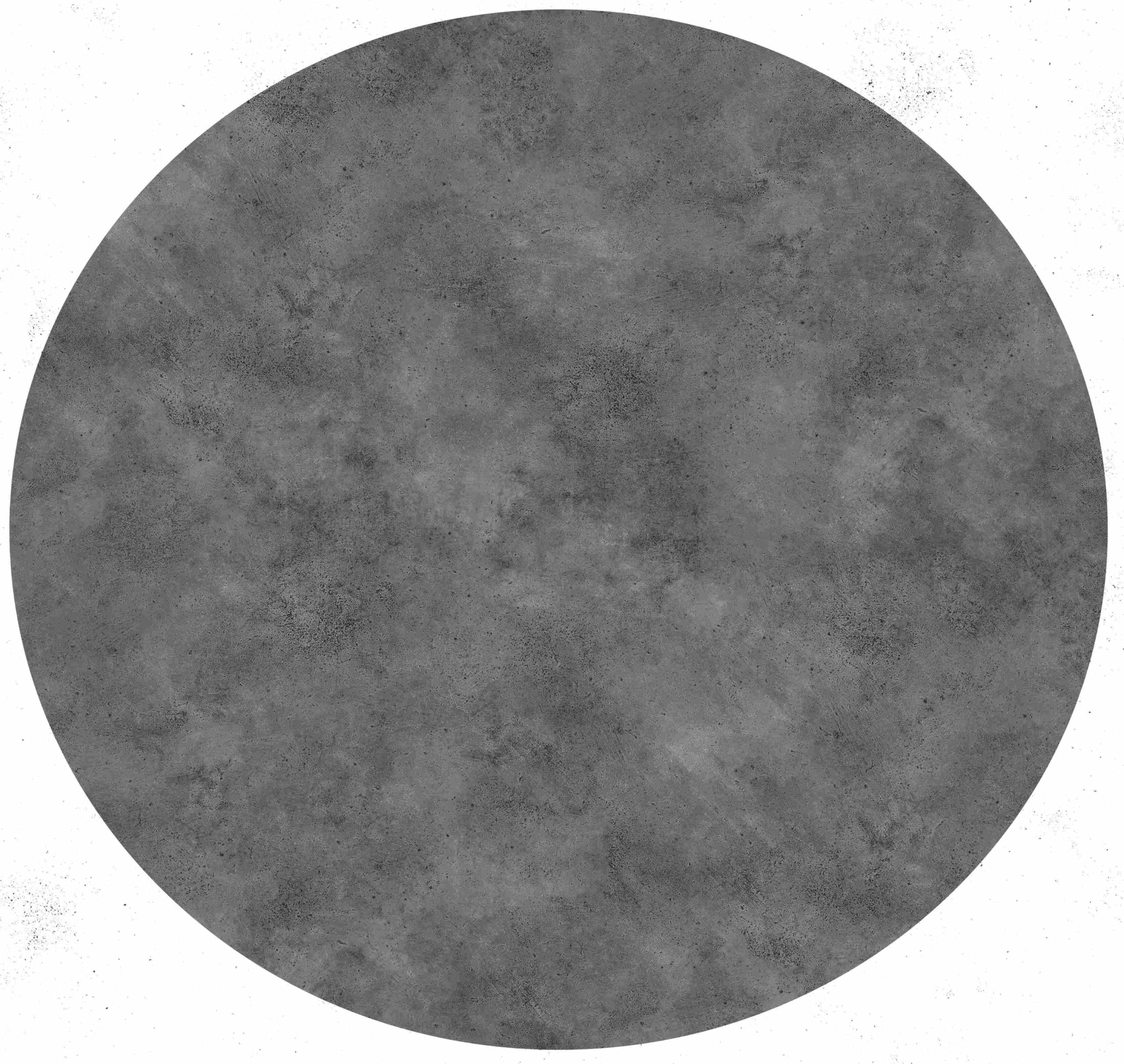 Tischplatten, Dekor Metallo 80 cm rund, wetterfest für Garten, Terrasse, Balkon in Gastroqualität Ersatztischplatte Bistro Tisch Werzalitverfahren Wermodin Topalit Werza