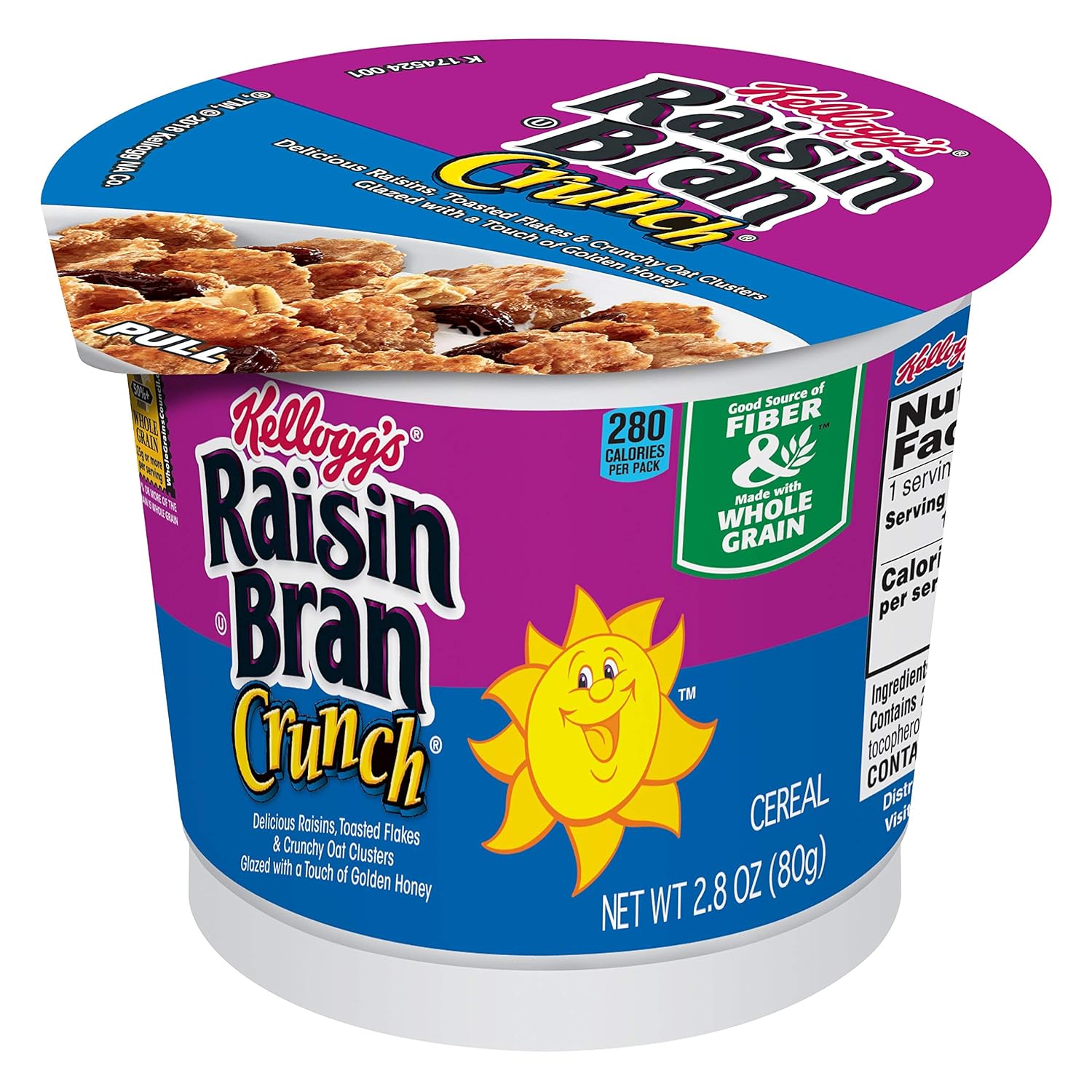 Buy Kellogg S Raisin Bran Crunch Cereal In A Cup High Fiber Breakfast Non Perishable Cereal Cups Pack Of 12 2 8 Oz Cups Online In Indonesia B002dhowiy Buy Kellogg S Raisin Bran Crunch Cereal In A Cup High Fiber Breakfast Non Perishable Cereal Cups Pack Of 12 2 8 Oz Cups Online In Indonesia B002dhowiy