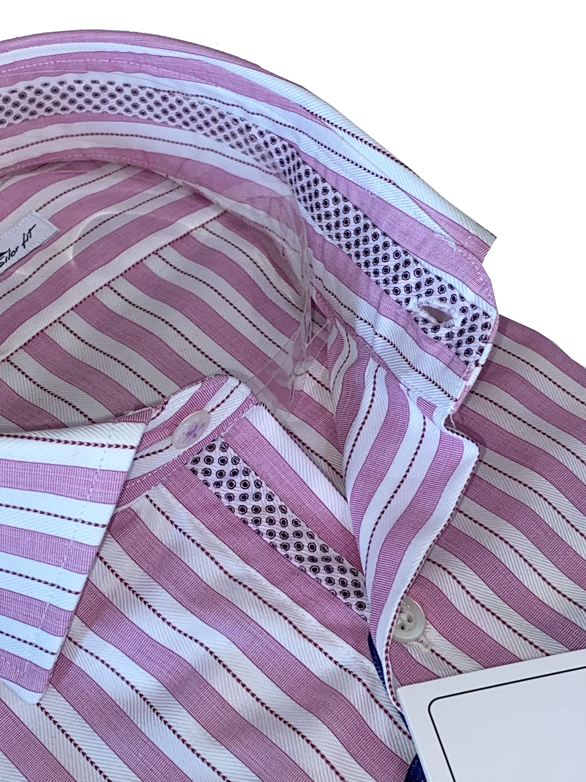 Alea Camicia Uomo Collo Mezzo Francese 39 (15" 1/2) 5722 (002) Cotone con Contrasti
