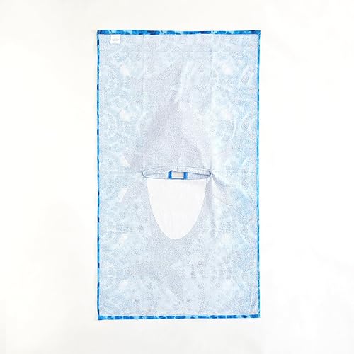 Miniatura 3 de Beach House Figural Shark - Poncho de playa y baño con capucha para niños, color azul, 48.00 x 24.00 pulgadas