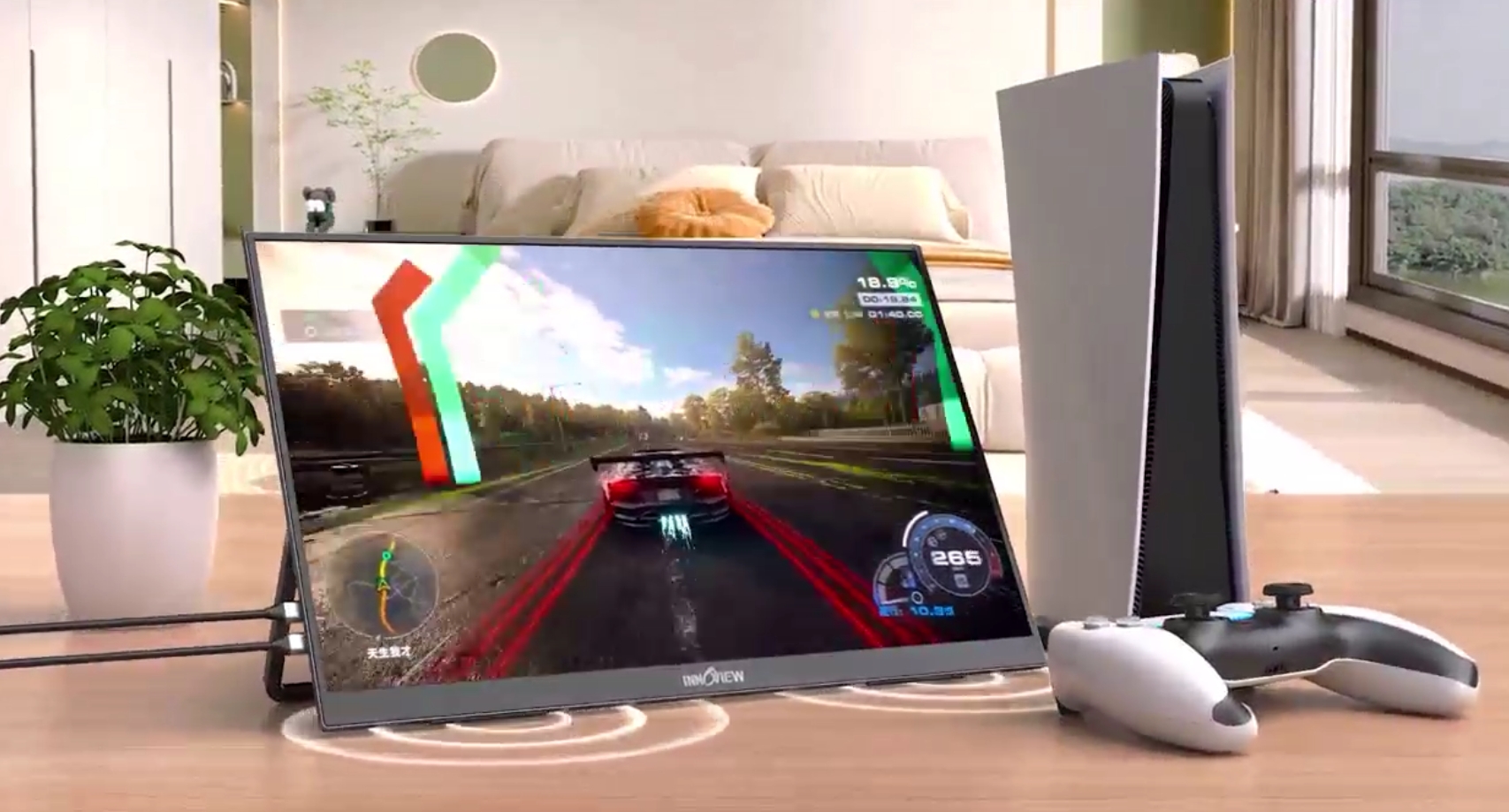 Amazon.com: InnoView 18.5 Inch 280Hz Portable Gaming Monitor,2K