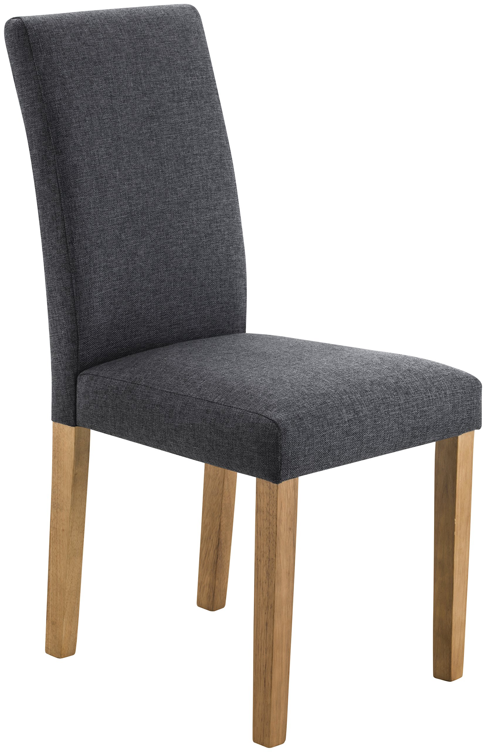 Julian Bowen Hastings Dining Chairs, Set of 2, Brown - H89 x W42.5 x D51cm