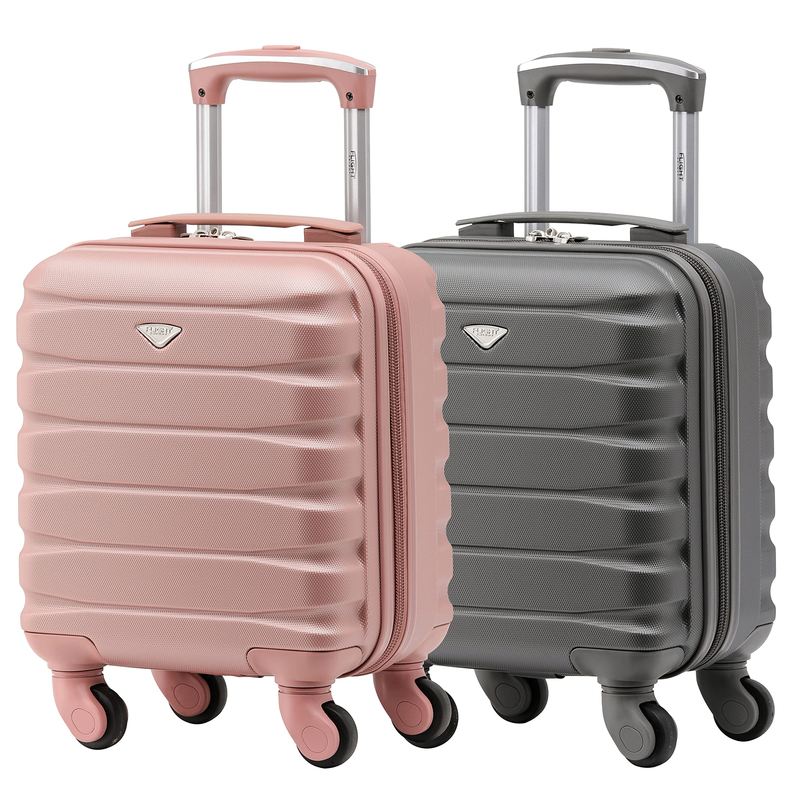Flight Knight Suitcase Set of 2 Lightweight 4 Wheel ABS Hard Case Cabin Carry On Hand Luggage Approved for Over 100 Airlines Including easyJet, British Airways, Ryanair & Many More 55x35x20cm — view 41