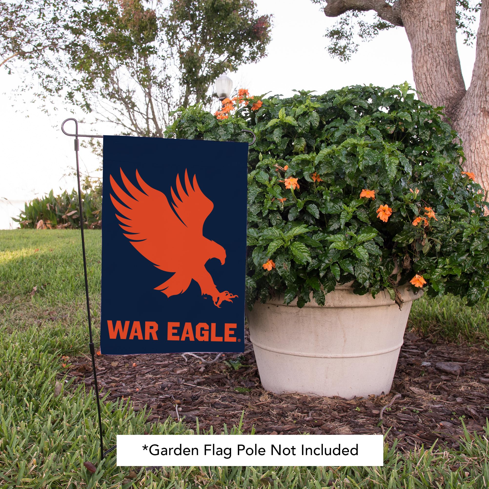 Auburn University Gartenflagge – Offiziell Lizenzierte College-Flagge, Doppelseitig, 100% Polyester