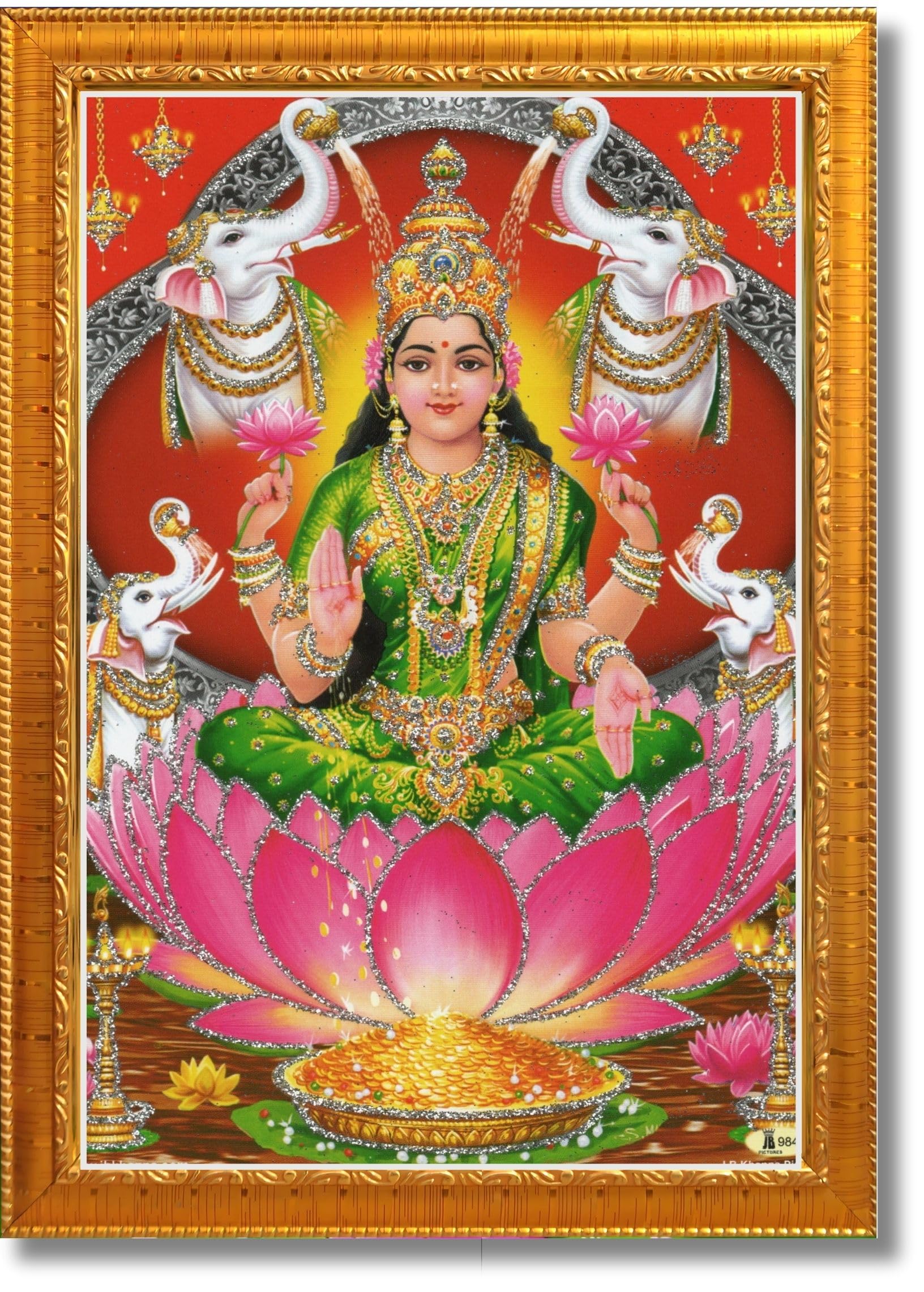 Lakshmi Devi Photo Frame - Diwali Pooja Gift -14