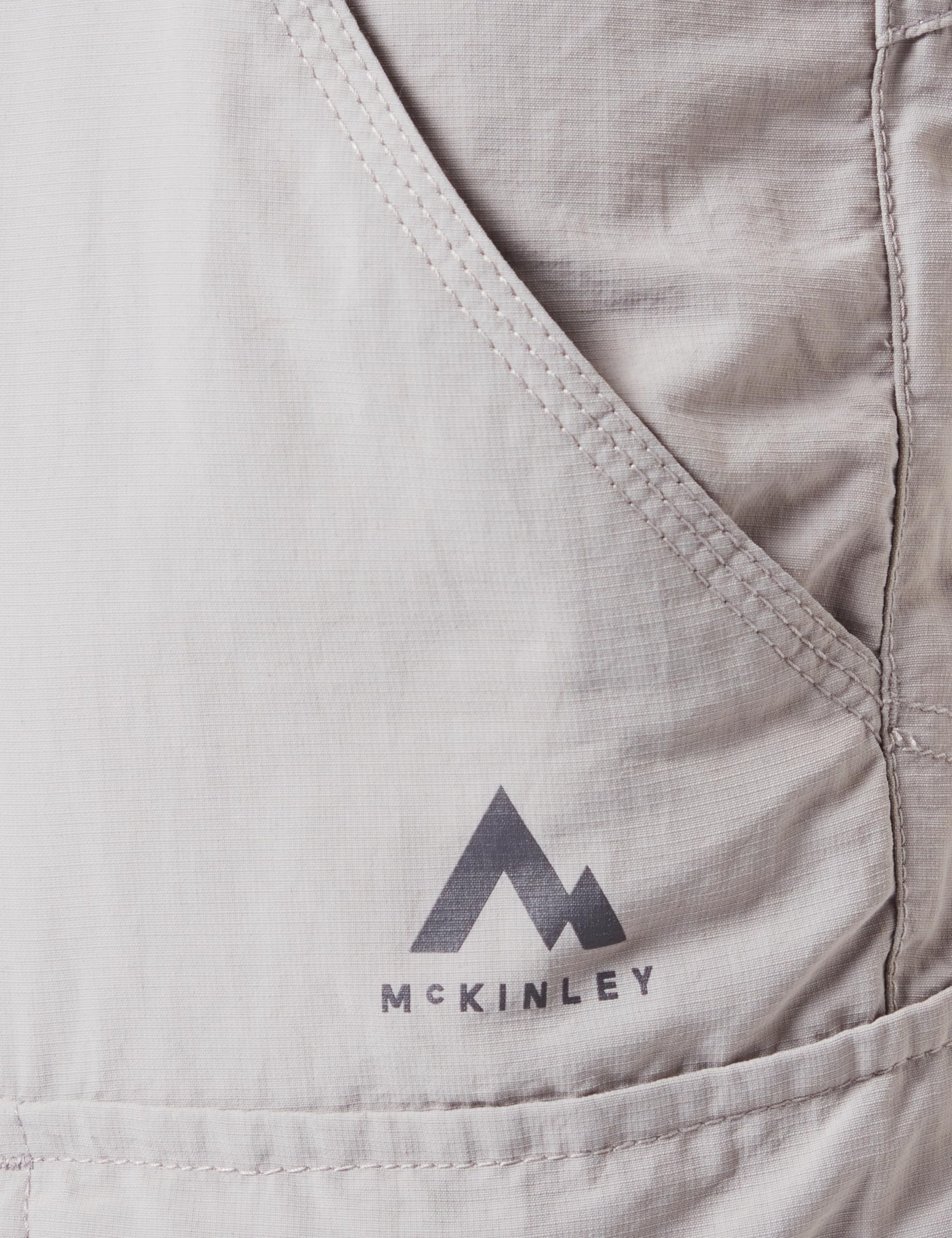 McKINLEY Amite III spodnie męskie z odpinanymi nogawkami szary szary 48
