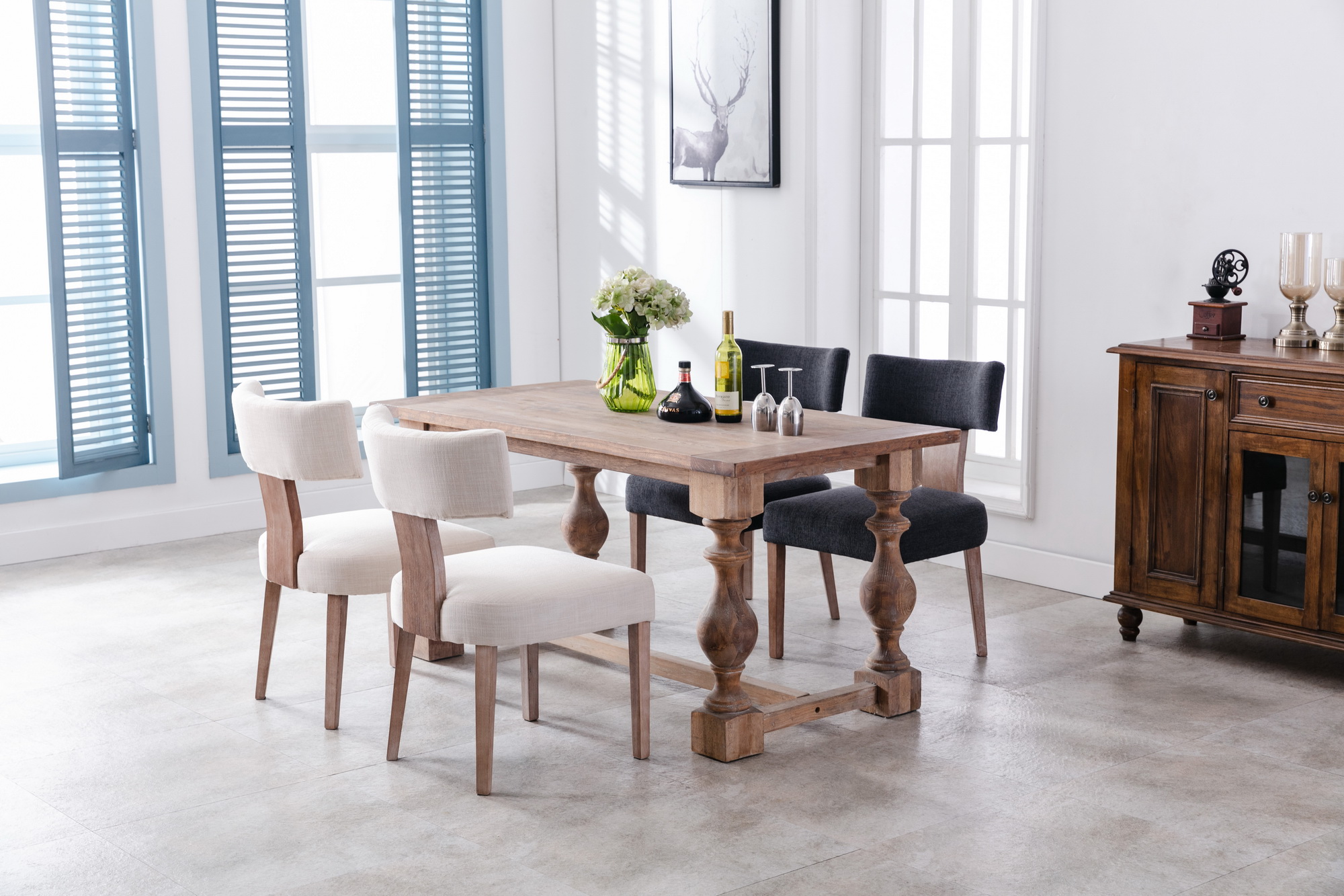 Amazon.com - BESTANO Modern Dining Chairs Set of 2, Comfy