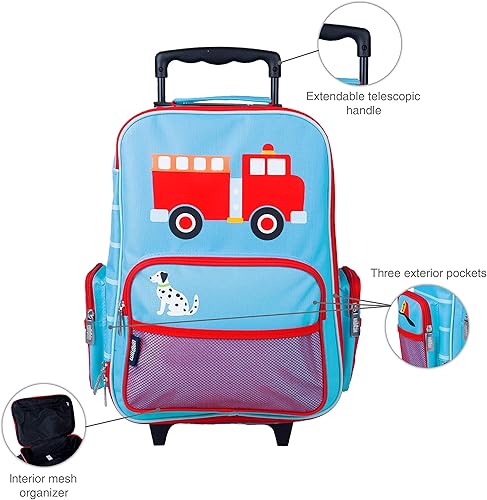 Miniatura 4 de Wildkin Maleta rodante para niños y niñas la maleta para niños mide 16 x 115 x 6 pulgadas el equipaje para niños es de tamaño de mano perfecta para