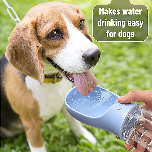 Miniatura 4 de Mr. Pen - Botella de agua para perros, 19 onzas, azul, dispensador de agua para perros, dispensador de agua para perros, botella de agua portátil