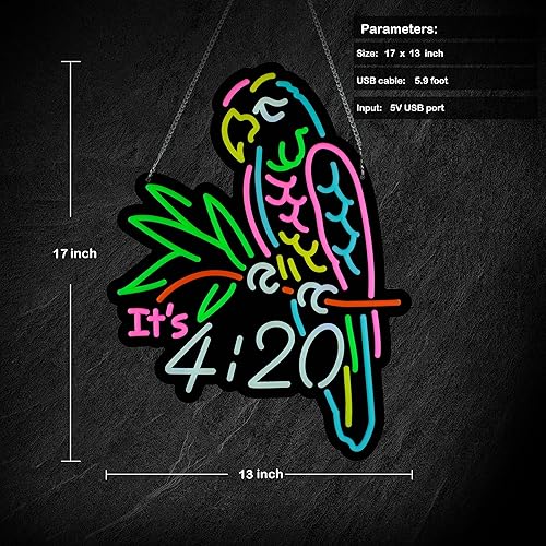 Miniatura 20 de Letreros de neón de 17 x 9 pulgadas, luces de pared para cerveza, bar, club, dormitorio, hotel, pub, cafetería, boda, regalos de fiesta