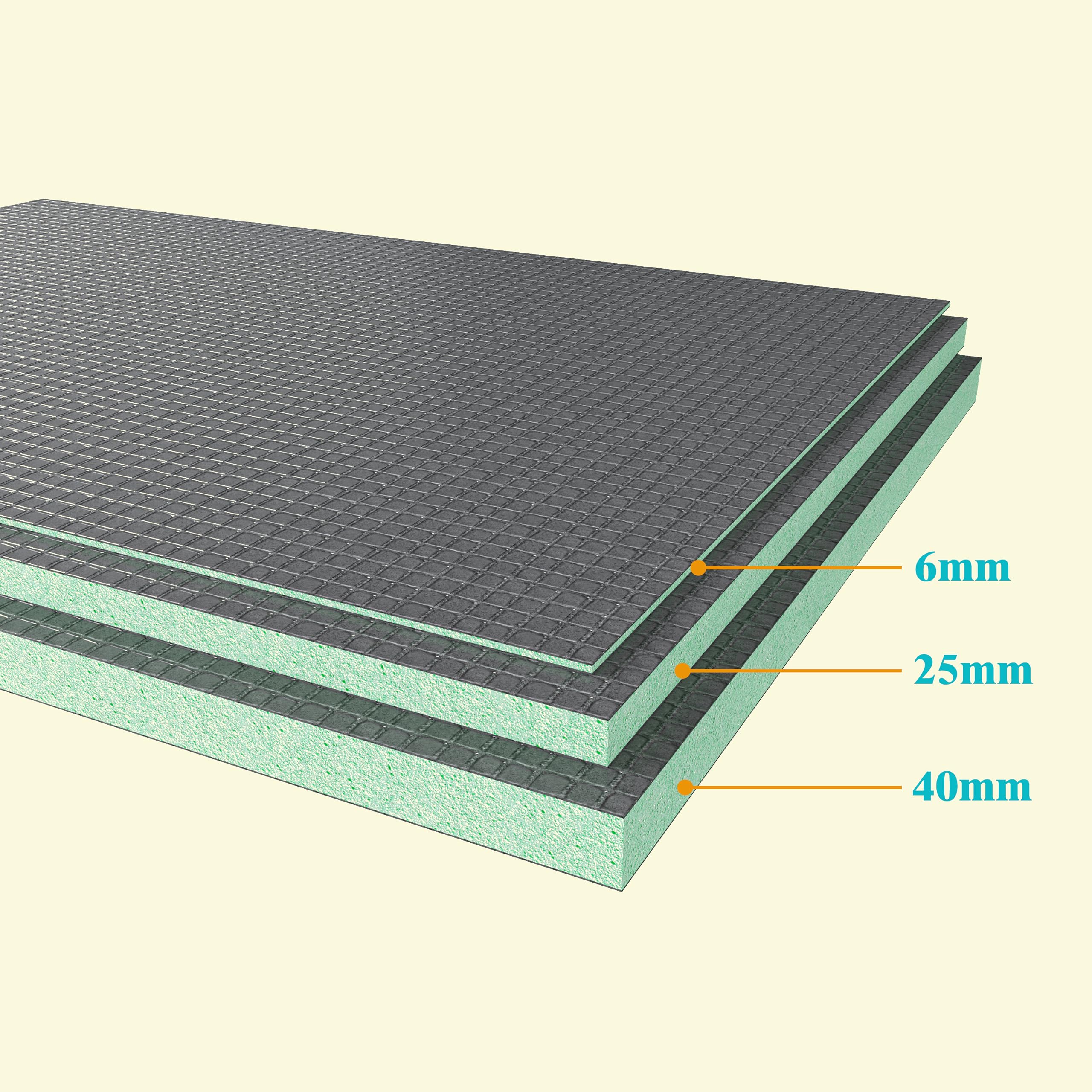 1250x600x40mm 5 piezas/juego, Panel de Construcción de poliestireno extruido, Tablero XPS Listo para Azulejo