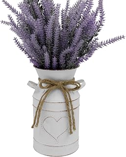 Soyizom Vintage Metal Vase Rustic Milk can Shabby Chic Vase for Table Decor Galv - Compare price