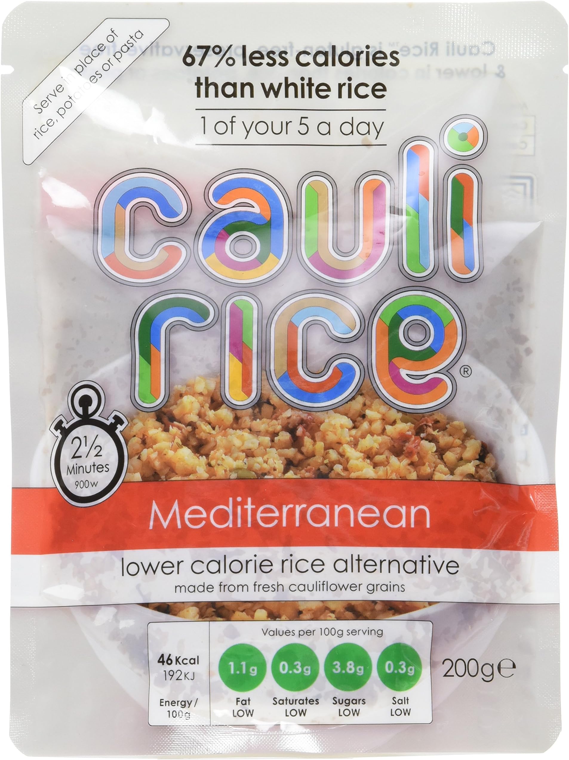 Cauli Rice Mediterranean 200 g (Pack of 3)