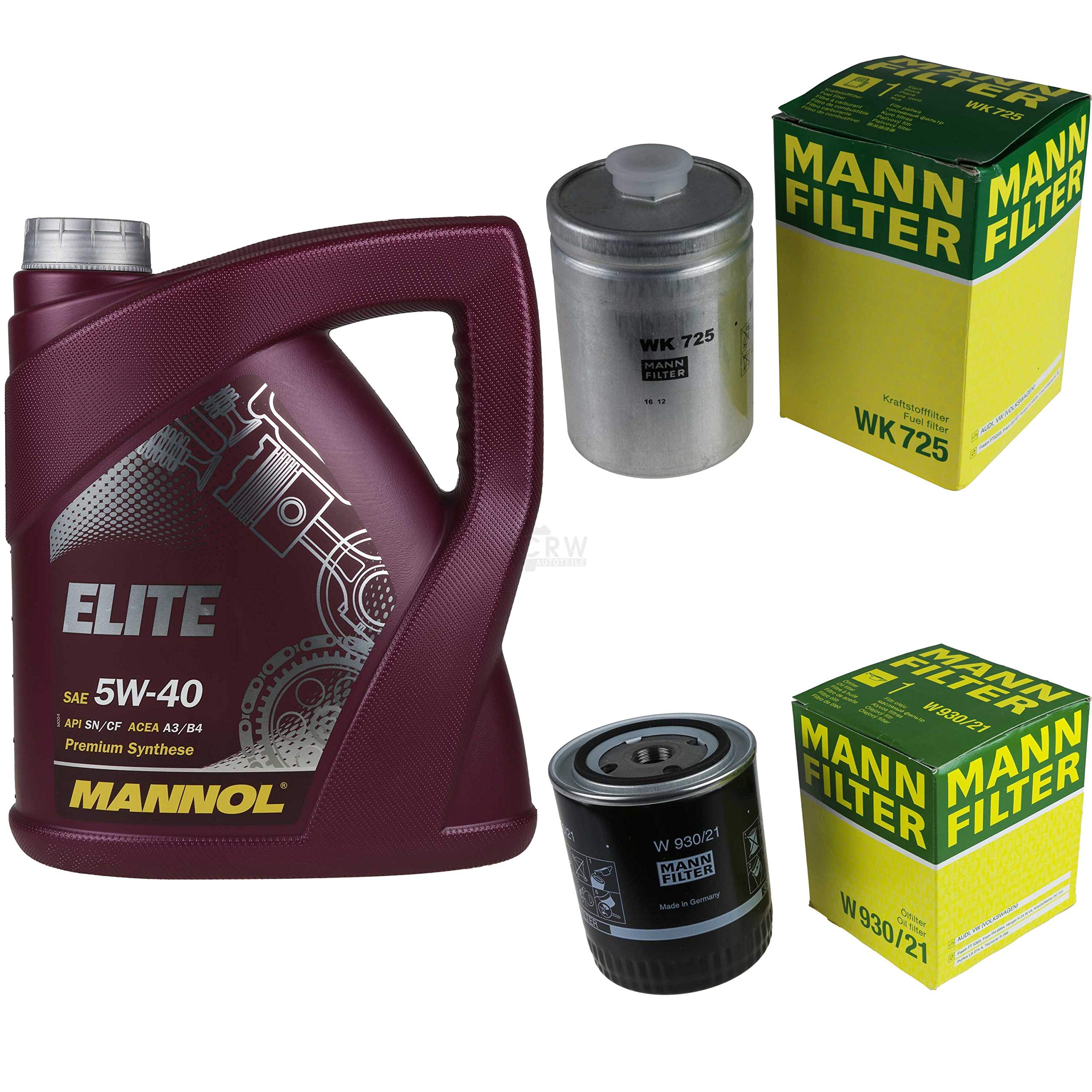 Mannol Elite 5W-40 API SN/CF MANN-FILTER - Filtro de aceite para motor