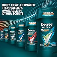 Vista 122 de Degree - Desodorante antitranspirante Shower Clean para mujer, protege contra el sudor y mal olor por 72 horas, tecnología activada por calor