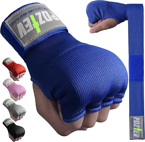 Miniatura 11 de Vendas de mano de boxeo para hombres y mujeres - Vendas rápidas de boxeo, guantes internos, vendas de mano para kickboxing, soporte para nudillos,