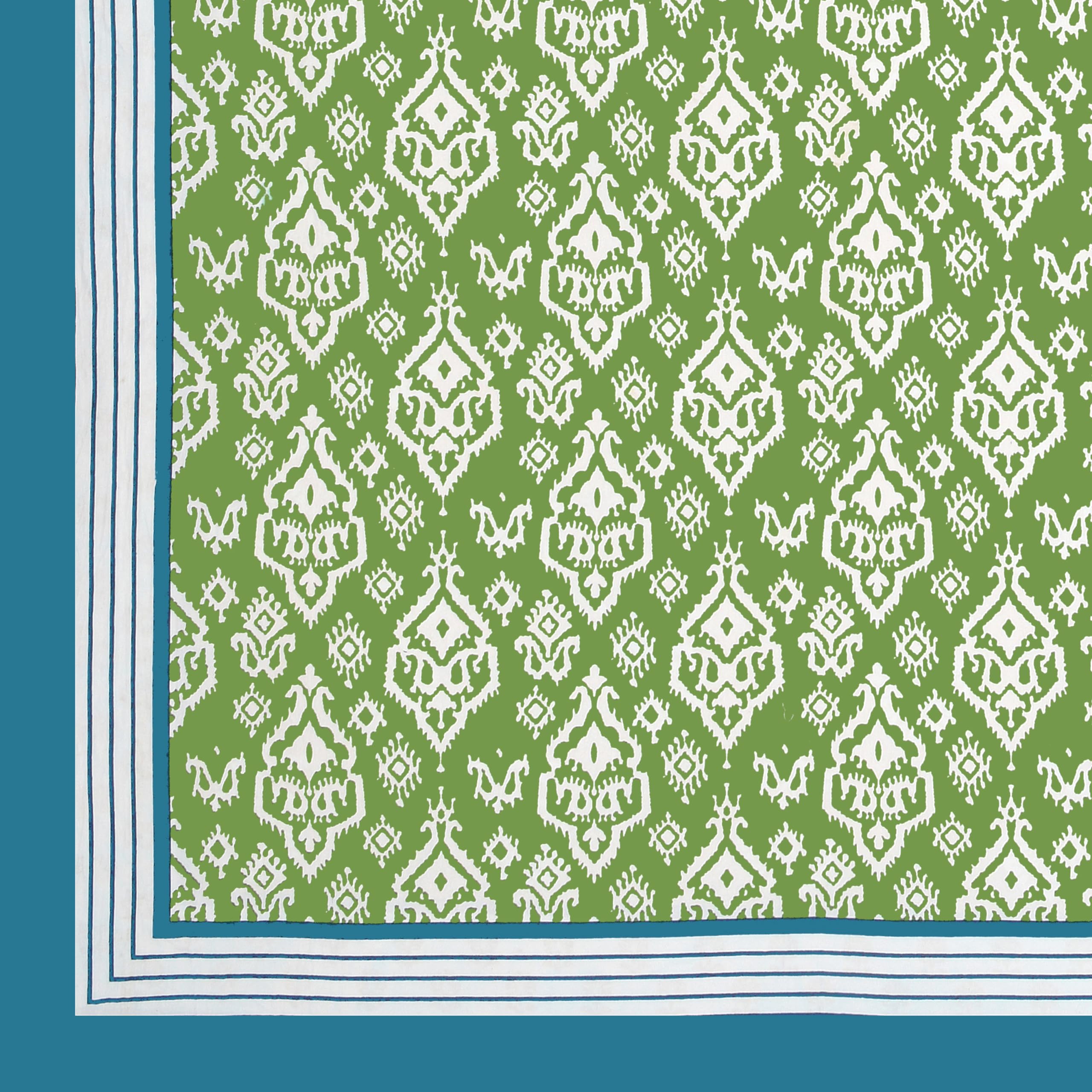 BLOCKS OF INDIA Hand Block Printed 200 TC Cotton Super King Size Bedsheet(106 x 106) (Multi 14) 4
