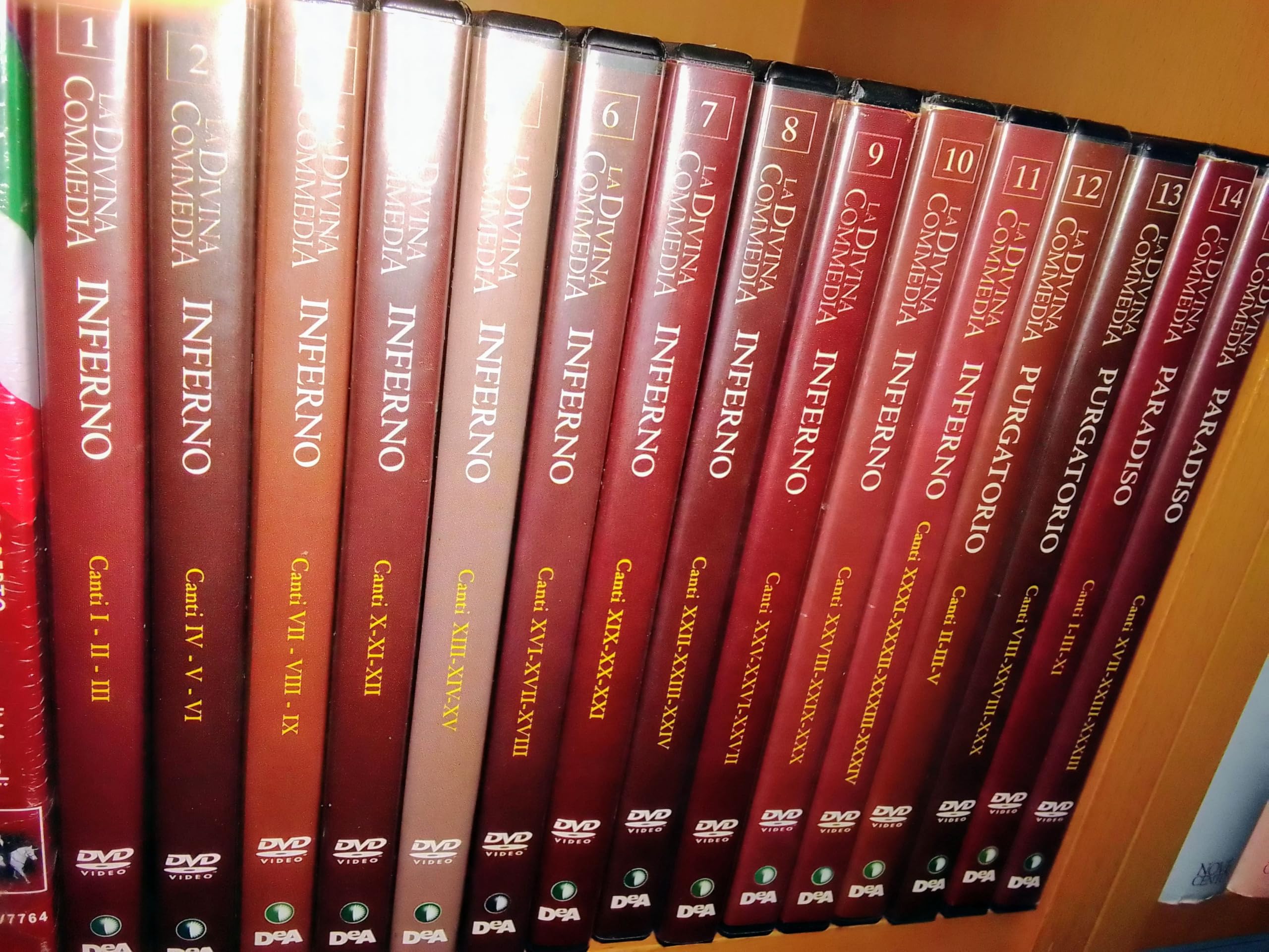 La Divina Commedia 3 volumi illustrati + La Divina Commedia 15 Dvd
