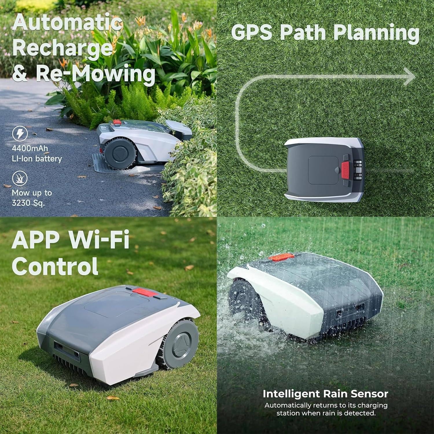 DPLXQPP Robot Tondeuse Automatique — vue 2