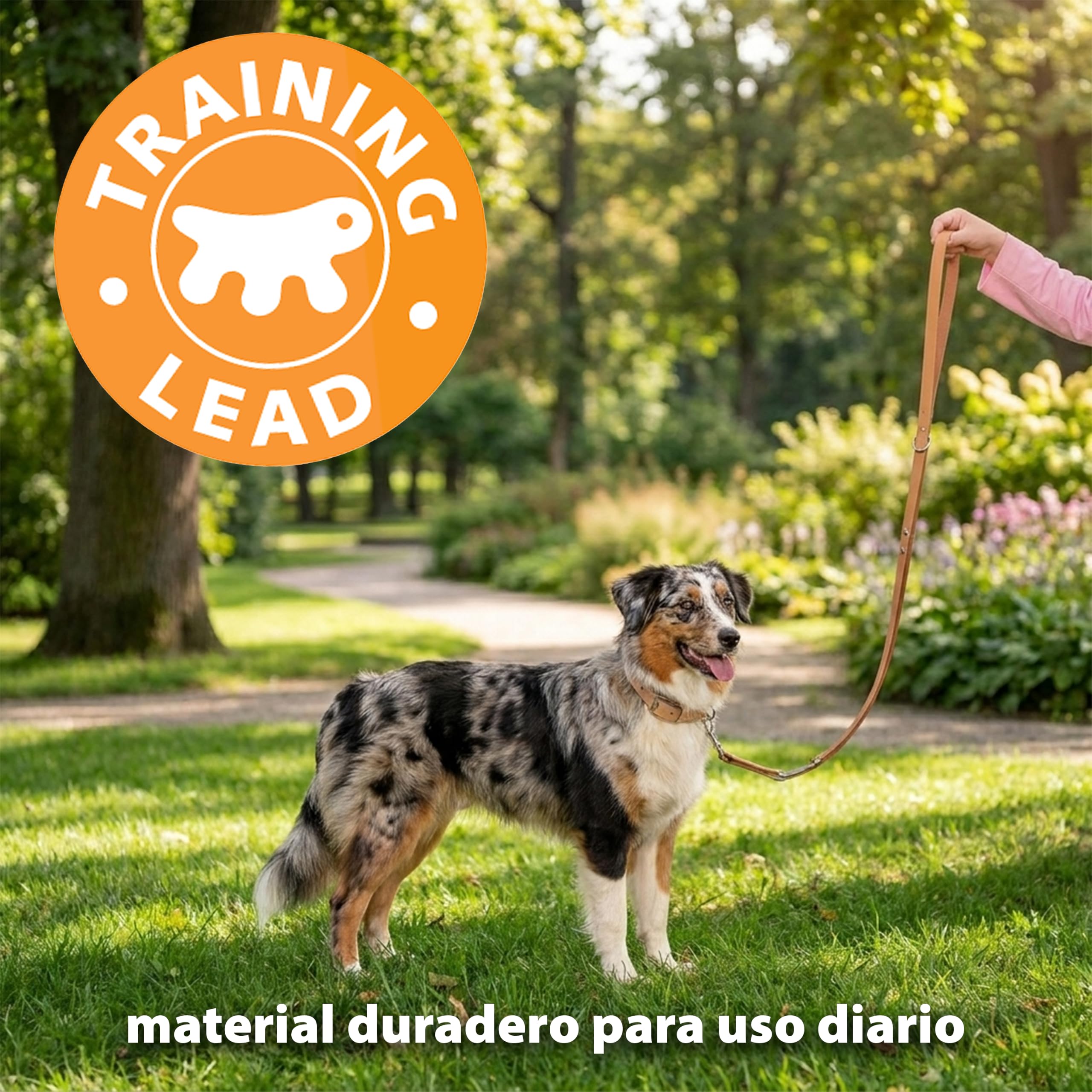 Ferplast Guinzaglio per Cani Guinzaglio per addestramento cane cani in cuoio nero o naturale