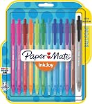 Paper Mate InkJoy 100RT Retractable Ballpoint Pens, Medium Point, Assorted, 20 Pack (1951396)