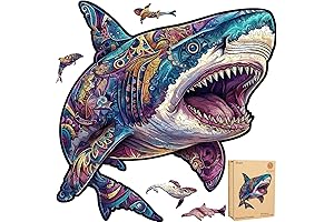 Shark Puzzle: 200-Piece Jigsaw Puzzle Adventure