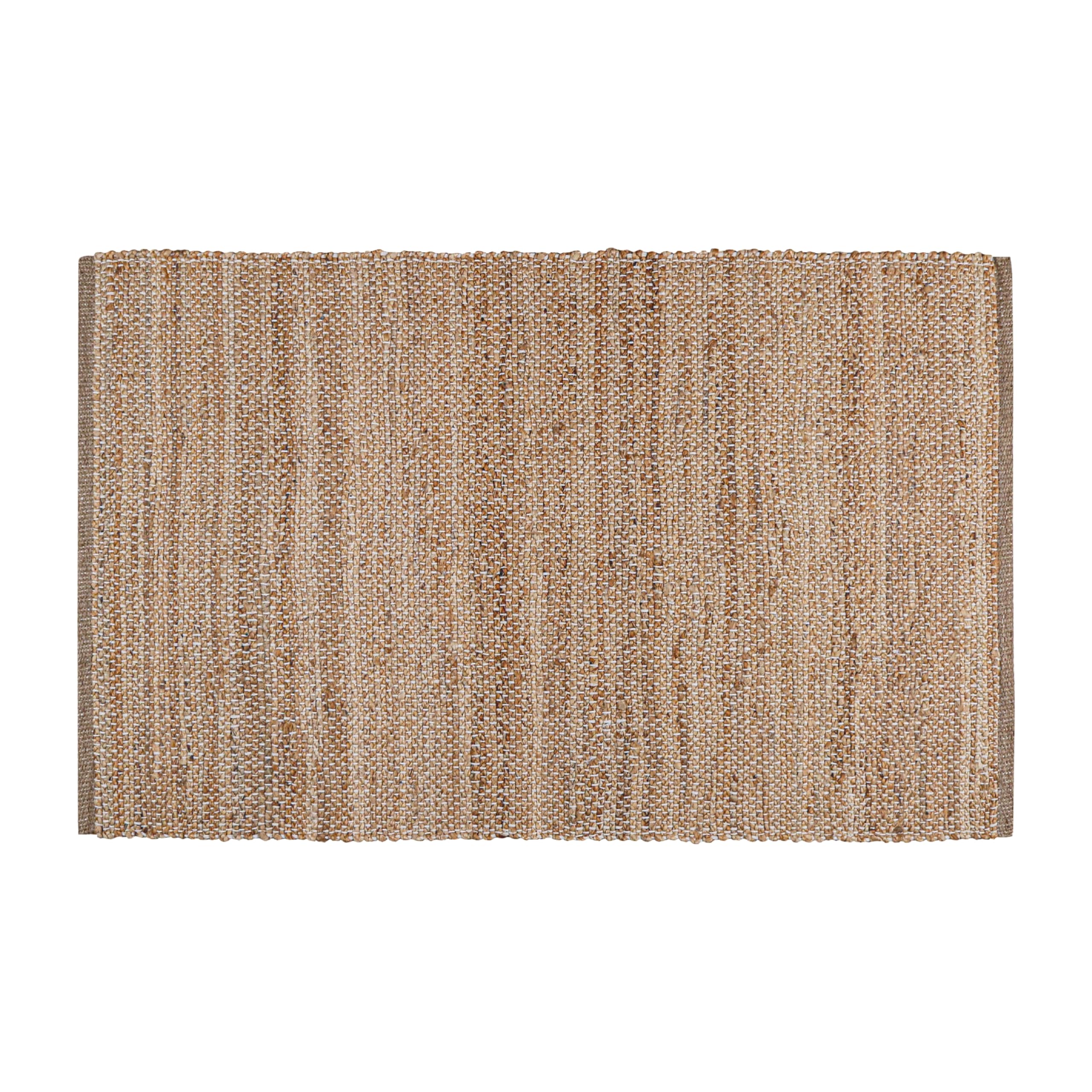 Photo 1 of Hausattire Jute Woven Area Rug 3'x5' - Natural, Hand Braided Boho Rustic Rugs for Living Room, Kitchen | Farmhouse Indoor Outdoor Carpet for Nursery, Natural Fiber Patio Mat - 36x60 Inches