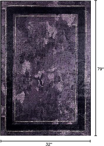 Miniatura 2 de LaModaHome Alfombra antideslizante Alfombra suave lavable a máquina para dormitorio, interior y exterior, resistente a las manchas, para sala de