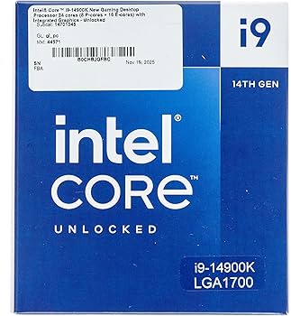 Intel Core i9-14900K 3.2 GHz LGA1700 36 MB Cache 125 W BOX İşlemci