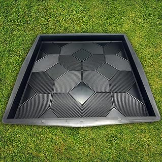 Plastic Molds Concrete Patio Paving Mold Slabs Chestnut - Big Beautiful Pathmaker Precast Concrete Molds and Forms Stampcrete for Walkways