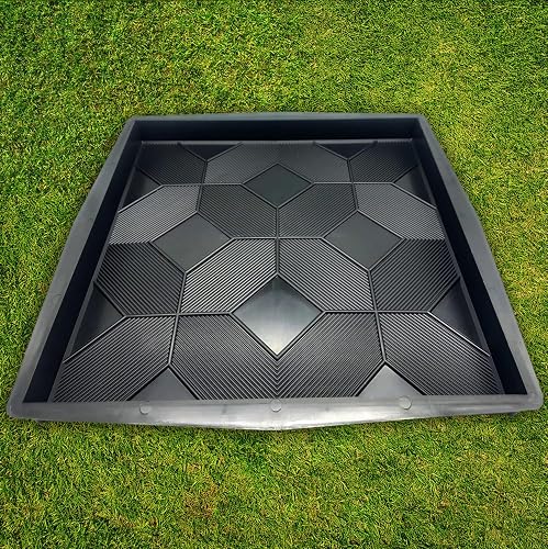 Plastic Molds Concrete Patio Paving Mold Slabs Chestnut - Big