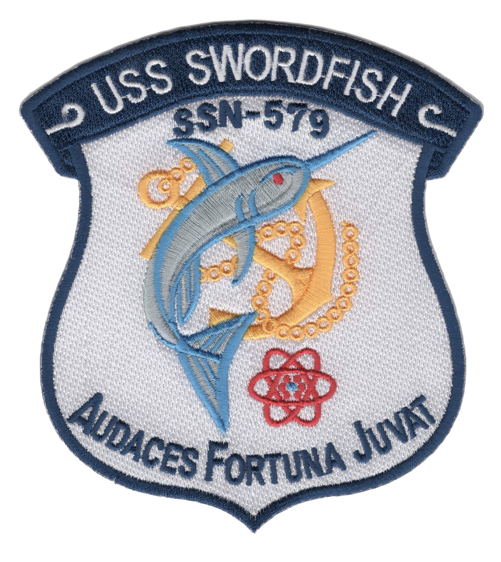 Amazon.com: USS Swordfish SSN-579 Nuclear Attack Submarine Patch