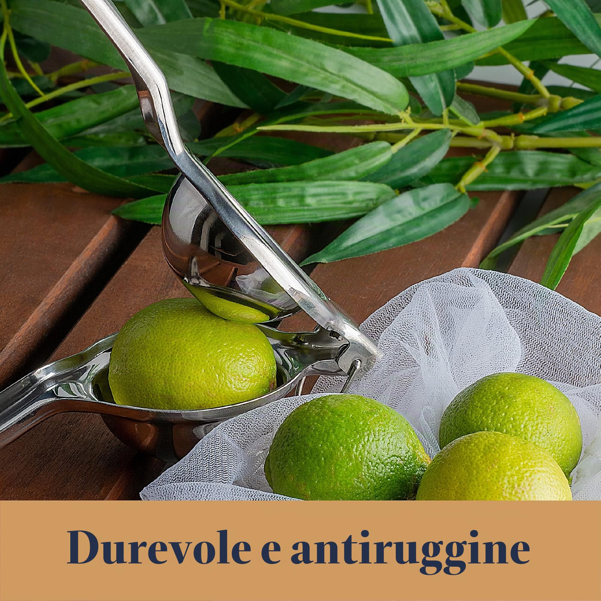 Pressa agrume manuale in acciaio inox – Pressa Agrumi manuale resistente alla lavastoviglie – Gomito messicano antiruggine