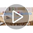 Walrus Round Vinyl Fitted Tablecloth with Flannel Backing Elastic Edge Design Table Cover Waterproof Oil-Proof PVC Table Cloth Stain-Resistant Best for 37"-44" Round - Image 8