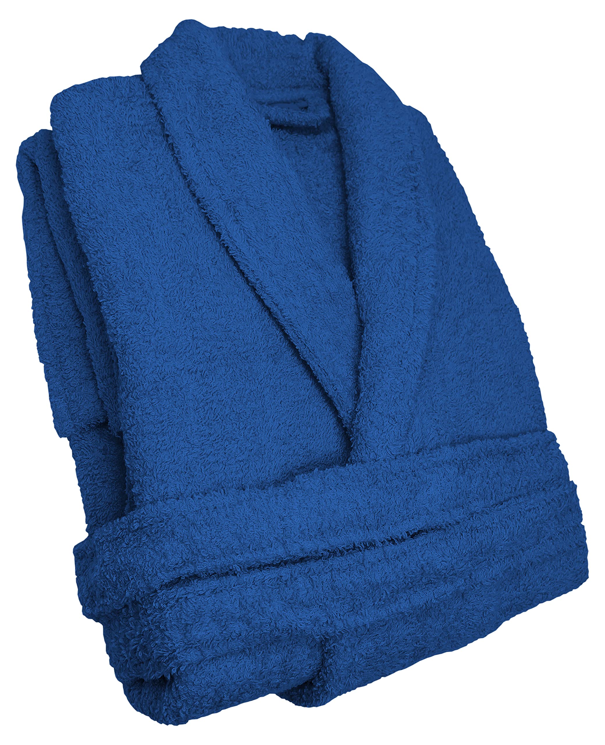 LEBENGOOD - Accappatoio unisex da donna e uomo, 100% cotone spugna americana 400 g, con cintura, tasche