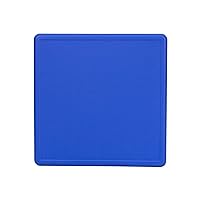 Vista 8 de EMMA + OLIVER Mesa de actividades cuadrada de plástico azul de 24 pulgadas con altura ajustable