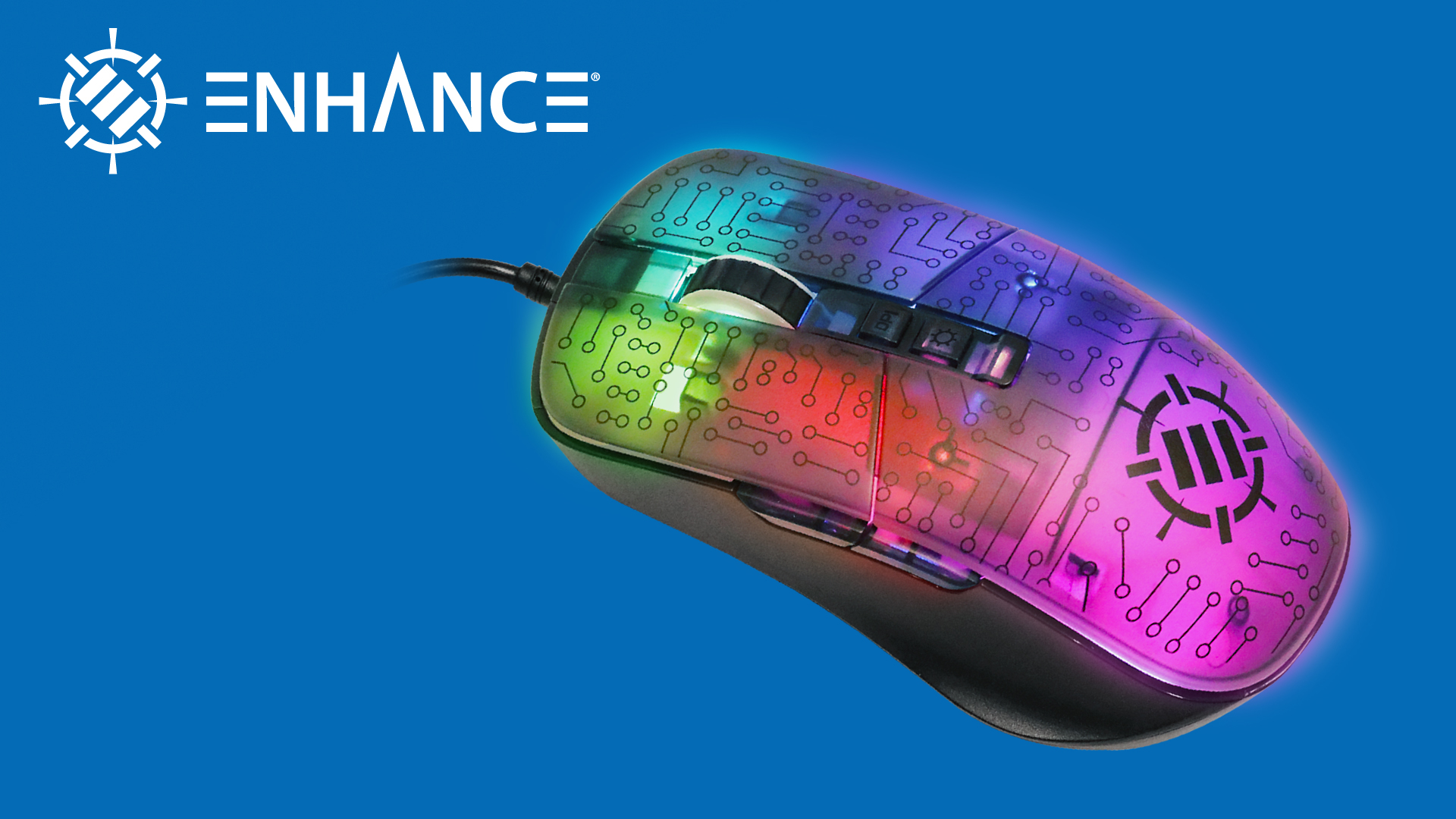 TERPORT S700 Mouse Gaming Alámbrico, Mouse Gamer Con 18 Botones Programables, 16KDPI Con 5