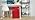 Upstreman 2.5 Cu.ft Small Refrigerator, Mini Fridge with Freezer, Red Retro Mini Fridge, Manual Defrost, Adjustable Thermostat, Side Bottle Opener, Small Fridge for Office, Bedroom, Dorm, Bar-CR25