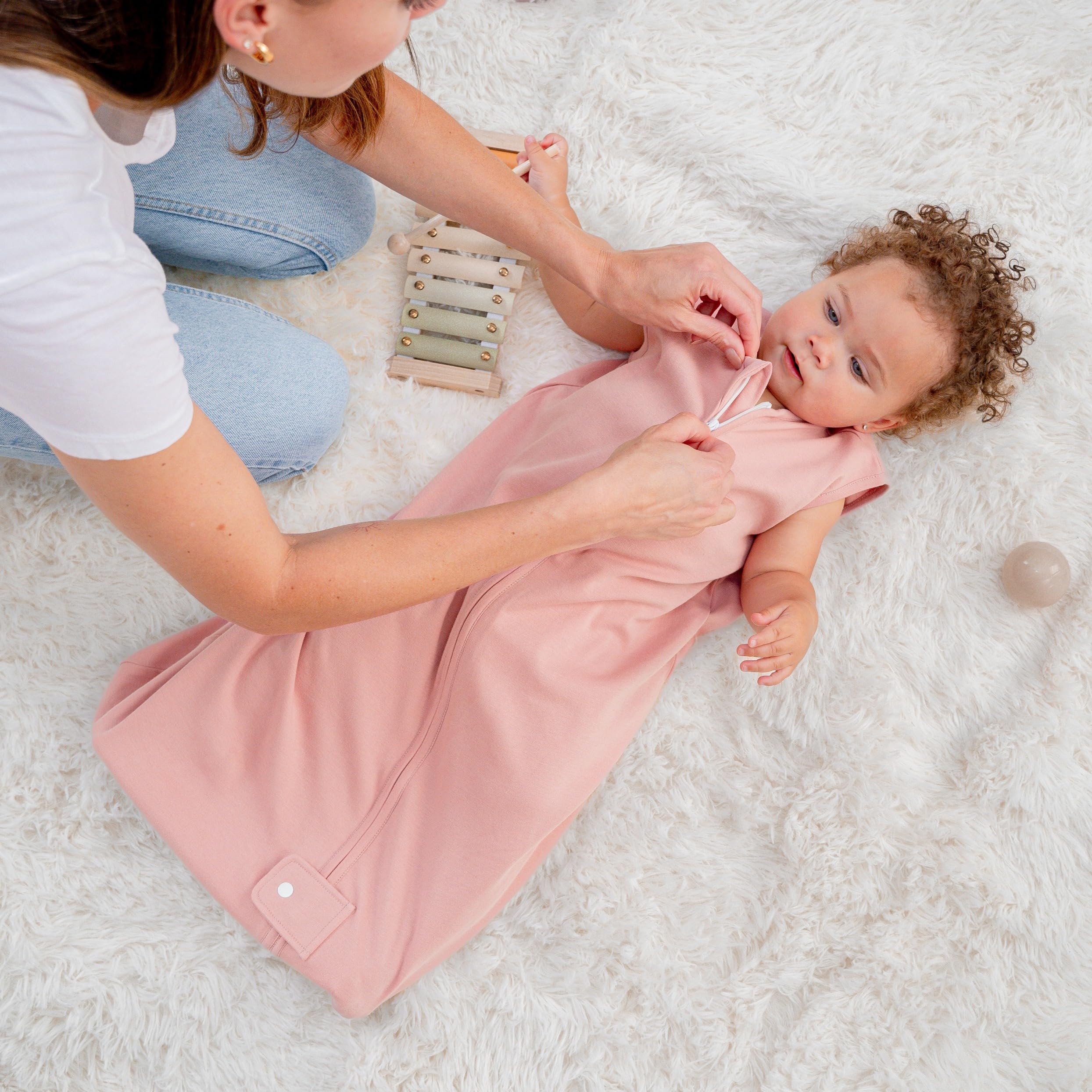 Comfy Cubs Babydeken, inbakerdeken 0 3 maanden, baby slaapzak wrap, 100