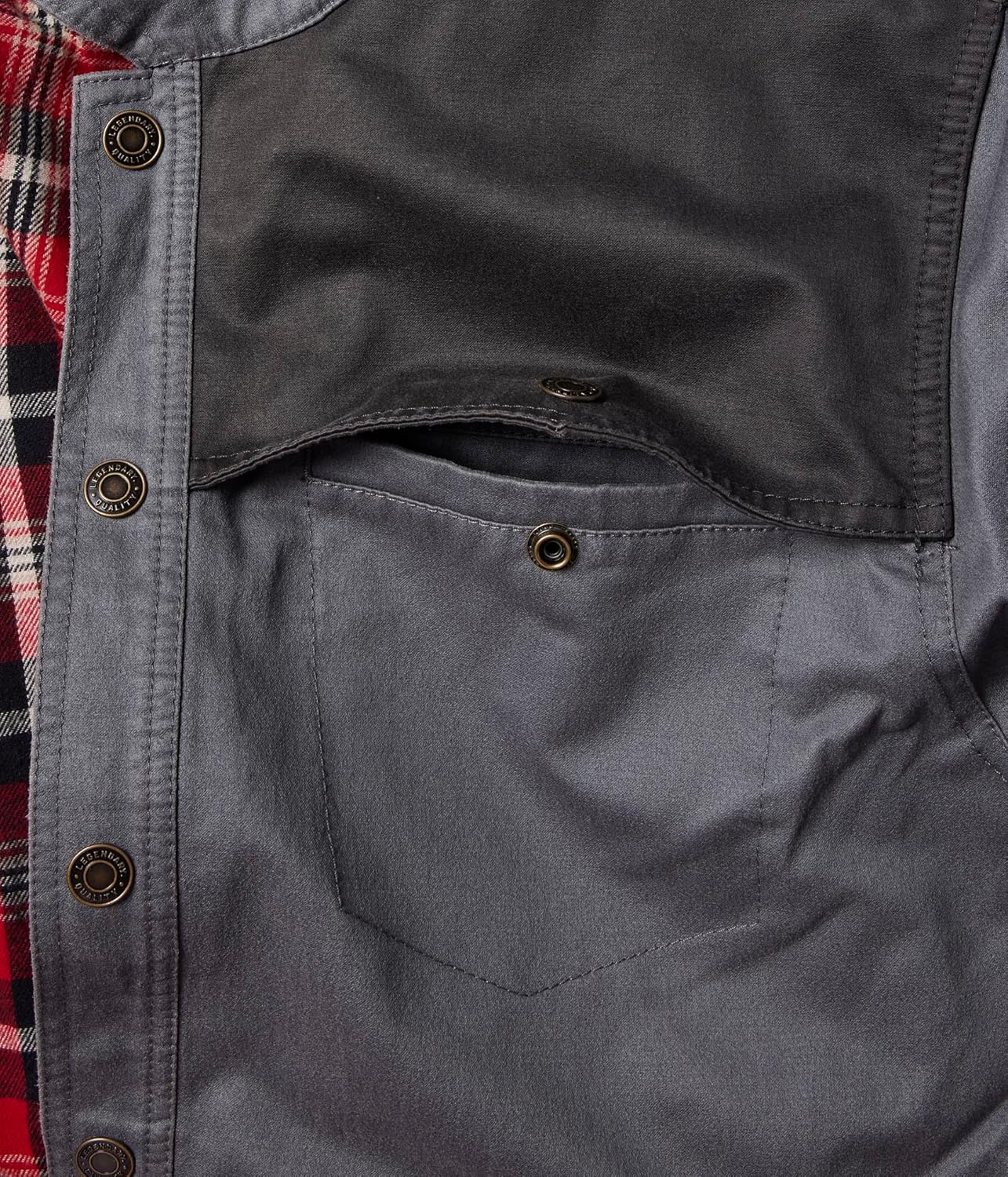 Legendary Whitetails mens Stockyards Lonestar Waxed Canvas Shirt Jacket - Image 5