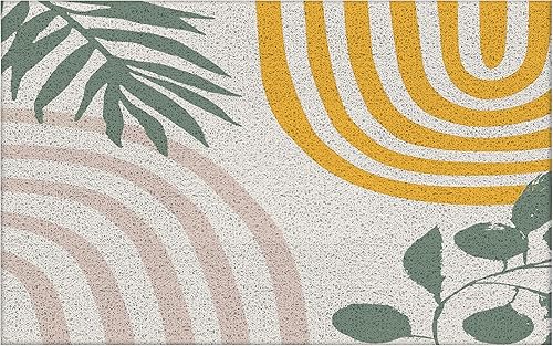 Miniatura 7 de Felpudo bohemio para puerta interior y exterior, tapete retro para puerta delantera, tapete de bienvenida bohemio, tapete de puerta interior para