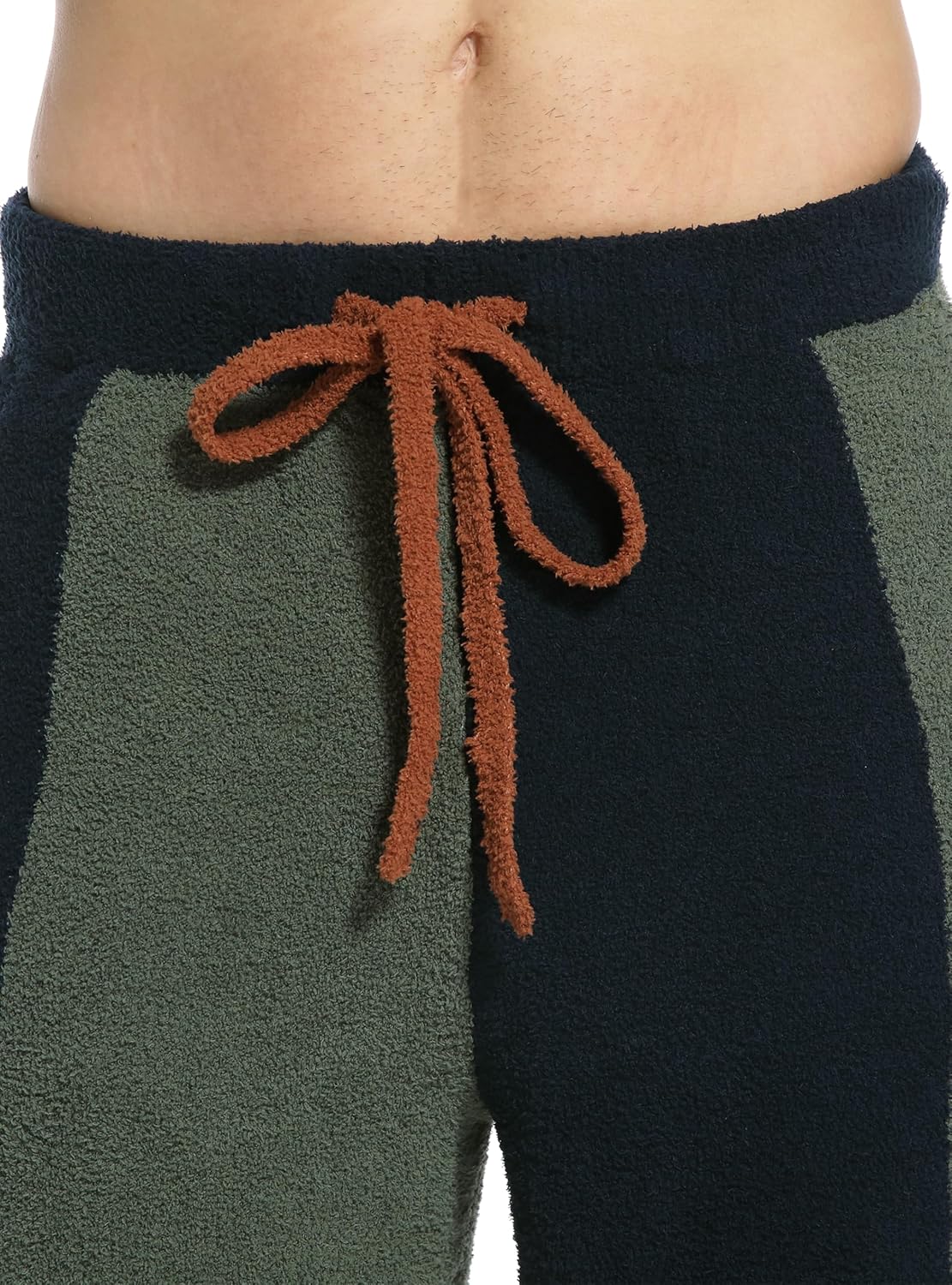 SlumberMee Mens Fleece Plush Pajama Set Ultra Soft Fluffy Warm Pjs Long Sleeve Top & Bottom Knit Winter Sleepwear