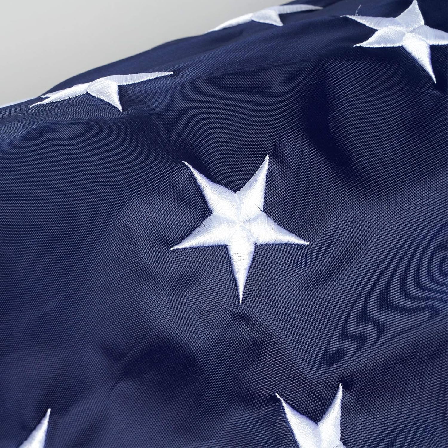 Homissor Embroidered American US Flag Windsock- 60 Inch Outdoor Hanging Heavy Duty 4th of July Red White Blue Patriotic US Flag Wind Sock Fade Resistant weatherproof Patriotic Decorations - Image 4