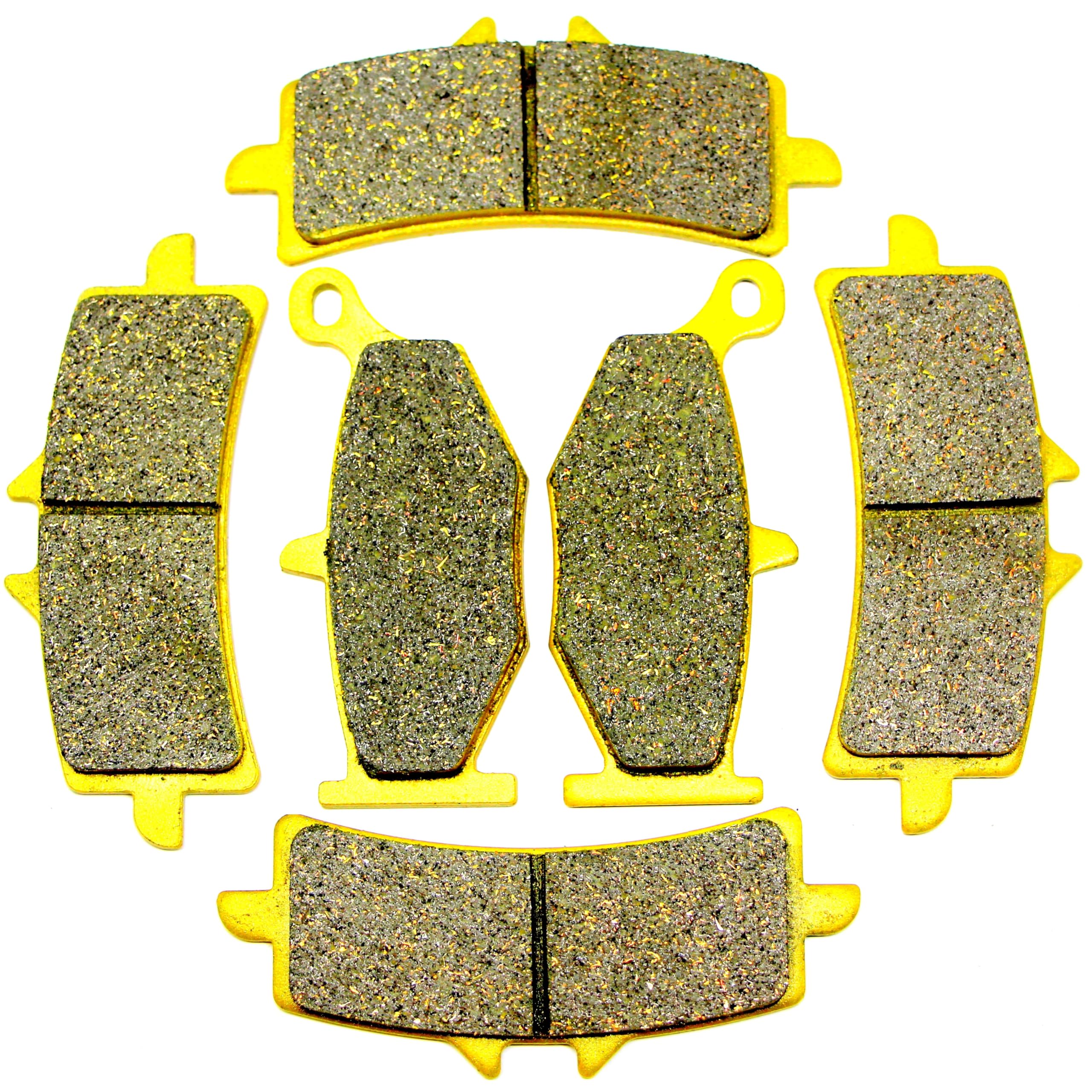 Front Rear Brake Pads for Suzuki GSX 1300 R GSX1300R Hayabusa RAL (Brembo Calipers) 2013 2014 2015 2016 2017 2018 2019 2020 2021 2022 2023 Brakes FA447 FA419 MC0009