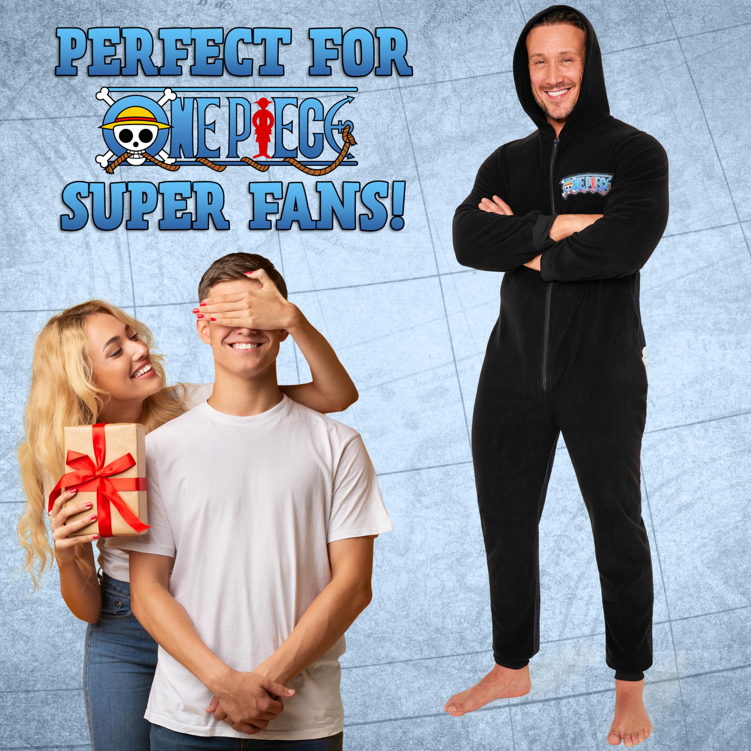 One Piece Mężczyźni Dorośli L Czarny